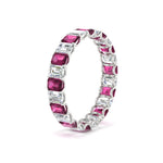 Load image into Gallery viewer, 3 Carat Emerald Cut Diamond Eternity Band