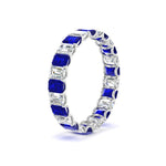 Load image into Gallery viewer, 3 Carat Emerald Cut Diamond Eternity Band