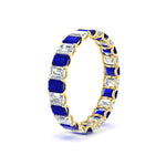 Load image into Gallery viewer, 3 Carat Emerald Cut Diamond Eternity Band