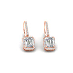 Load image into Gallery viewer, 3-carat-emerald-diamond-halo-classic-lever-back-earrings-in-rose-gold-FD-EAR11235EMANGLE1-3.00CT-NL-RG.jpg