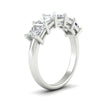Load image into Gallery viewer, 3-carat-five-stone-princess-diamond-wedding-band-in-white-gold-fdwb8008prangle2-3.00ct-nl-wg.jpg