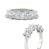 Load image into Gallery viewer, 3-carat-five-stone-princess-diamond-wedding-band-in-platinum-fdwb8008prangle3-3.00ct-nl-wg.jpg