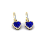 Load image into Gallery viewer, 3-carat-halo-diamond-heart-lever-back-earring-with-sapphire-in-yellow-gold-FDEAR-11235HTGSABL-3.00CT-NL-YG.jpg