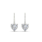 Load image into Gallery viewer, 3-carat-heart-stud-diamond-leverback-Earrings-in-white-gold-FDEAR9225HT-3.00 CT-NL-WG