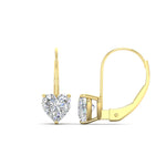 Load image into Gallery viewer, 3-carat-heart-stud-diamond-leverback-Earrings-in-yellow-gold-FDEAR9225HT-3.00 CT-NL-YG