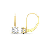Load image into Gallery viewer, 3-carat-lever-back-round-diamond-studs-earring-in-yellow-gold-FDEAR9225RO-3.00CT-NL-YG