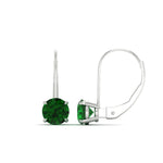 Load image into Gallery viewer, 3-carat-lever-back-round-emerald-studs-earring-in-white-gold-FDEAR9225ROGEMGR-3.00CT-NL-WG