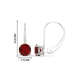 Load image into Gallery viewer, 3-carat-lever-back-round-ruby-studs-earring-in-white-gold-FDEAR9225ROGRUDR-3.00CT-NL-WG
