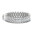 Load image into Gallery viewer, 3-carat-marquise-diamond-eternity-wedding-band-in-platinum-FDEWB11257MQB-3.00CT-NL-WG