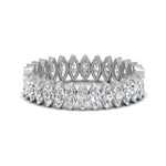 Load image into Gallery viewer, 3-carat-marquise-diamond-eternity-wedding-band-in-white-gold-FDEWB11257MQB-3.00CT-NL-WG