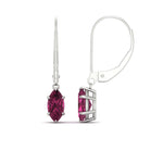 Load image into Gallery viewer, 3-carat-marquise-pink-sapphire-studs-with-lever-back-earrings-in-white-gold-FDEAR11236MQGSADRPI-3.00CT-NL-WG.jpg