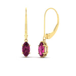 Load image into Gallery viewer, 3-carat-marquise-pink-sapphire-studs-with-lever-back-earrings-in-yellow-gold-FDEAR11236MQGSADRPI-3.00CT-NL-YG.jpg