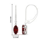 Load image into Gallery viewer, 3-carat-marquise-ruby-studs-with-lever-back-earrings-in-white-gold-FDEAR11236MQGRUDR-3.00CT-NL-WG.jpg