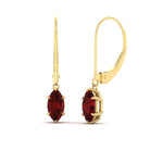 Load image into Gallery viewer, 3-carat-marquise-ruby-studs-with-lever-back-earrings-in-yellow-gold-FDEAR11236MQGRUDR-3.00CT-NL-YG.jpg