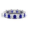 Load image into Gallery viewer, 3-carat-oval-diamond-full-eternity-band-with-blue-saphhire-in-white-gold-fdewb8324ovgsablsleep-4.00x3.00mm-nl-wg-hw
