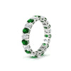 Load image into Gallery viewer, 3-carat-oval-diamond-full-eternity-band-with-emerald-in-white-gold-fdewb8324ovgemgrangle2-4.00x3.00mm-nl-wg