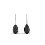 Load image into Gallery viewer, 3-carat-pear-shape-black-onyx-stud-earrings-in-white-gold-FDEAR9225PEGBLACK-3.00CT-NL-WG