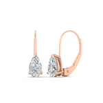 Load image into Gallery viewer, 3-carat-pear-shape-diamond-stud-earrings-in-rose-gold-FDEAR9225PE-3.00CT-NL-RG