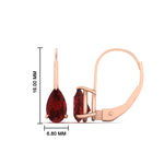 Load image into Gallery viewer, 3-carat-pear-shape-ruby-stud-earrings-in-rose-gold-FDEAR9225PEGRUDR-3.00CT-NL-RG