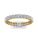 Load image into Gallery viewer, 3-carat-princess-cut-diamond-eternity-ring-in-yellow-gold-FDEWB8675PR-3.0CTANGLE5-NL-YG
