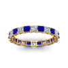 Load image into Gallery viewer, 3-carat-princess-cut-diamond-eternity-ring-with-sapphire-in-yellow-gold-FDEWB8675PR-3.0CTGSABLANGLE5-NL-YG