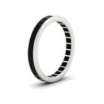 Load image into Gallery viewer, 3-carat-princess-cut-women_s-eternity-black-diamond-wedding-band-in-white-gold-FDEWB160PRBGBLACKANGLE2-3.00CT-NL-WG.jpg?v=1766128419