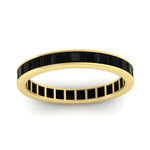 Load image into Gallery viewer, 3-carat-princess-cut-women_s-eternity-black-diamond-wedding-band-in-yellow-gold-FDEWB160PRBGBLACKANGLE5-3.00CT-NL-YG.jpg?v=1766128419