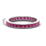 Load image into Gallery viewer, 3-carat-princess-cut-women_s-eternity-pink-sapphire-wedding-band-in-white-gold-FDEWB160PRBGSADRPI-3.00CT-NL-WG-HW.jpg?v=1766128419