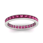 Load image into Gallery viewer, 3-carat-princess-cut-women_s-eternity-pink-sapphire-wedding-band-in-white-gold-FDEWB160PRBGSADRPIANGLE5-3.00CT-NL-WG.jpg?v=1766128419