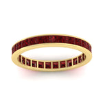 Load image into Gallery viewer, 3-carat-princess-cut-women_s-eternity-ruby-wedding-band-in-yellow-gold-FDEWB160PRBGRUDRANGLE5-3.00CT-NL-YG.jpg?v=1766128419