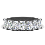 Load image into Gallery viewer, 3-carat-radiant-cut-diamond-wedding-band-for-women-in-black-gold-FD8008RAB-3.00CT-NL-BG