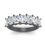 Load image into Gallery viewer, 3-carat-radiant-cut-diamond-wedding-band-for-women-in-black-gold-FD8008RABANGLE5-3.00CT-NL-BG