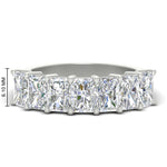 Load image into Gallery viewer, 3-carat-radiant-cut-diamond-wedding-band-for-women-in-white-gold-FD8008RAB-3.00CT-NL-WG-HW