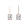 Load image into Gallery viewer, 3-carat-rectangular-halo-diamond-lever-back-earrings-in-rose-gold-FD-EAR11235RAANGLE2-3.00CT-NL-RG