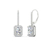 Load image into Gallery viewer, 3-carat-rectangular-halo-diamond-lever-back-earrings-in-white-gold-FD-EAR11235RA-3.00CT-NL-WG