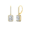 Load image into Gallery viewer, 3-carat-rectangular-halo-diamond-lever-back-earrings-in-yellow-gold-FD-EAR11235RA-3.00CT-NL-YG
