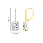 Load image into Gallery viewer, 3-carat-rectangular-halo-diamond-lever-back-earrings-in-yellow-gold-FD-EAR11235RAANGLE1-3.00CT-NL-YG-HW