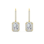 Load image into Gallery viewer, 3-carat-rectangular-halo-diamond-lever-back-earrings-in-yellow-gold-FD-EAR11235RAANGLE2-3.00CT-NL-YG