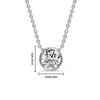 Load image into Gallery viewer, 3 Carat Round Bezel Solitaire Diamond Pendant