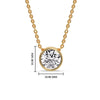 Load image into Gallery viewer, 3 Carat Round Bezel Solitaire Diamond Pendant