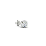 Load image into Gallery viewer, 3 Carat Round Cut Diamond Stud Earring For Men