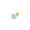 Load image into Gallery viewer, 3 Carat Round Cut Diamond Stud Earring For Men