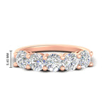 Load image into Gallery viewer, 3-carat-wedding-anniversary_20-ring-round-diamond-in-rose-gold-FDENS141ROB-3.00CT-NL-RG-HW