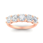 Load image into Gallery viewer, 3-carat-wedding-anniversary_20-ring-round-diamond-in-rose-gold-FDENS141ROBANGLE5-3.00CT-NL-RG