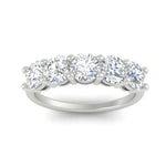 Load image into Gallery viewer, 3-carat-wedding-anniversary_20-ring-round-diamond-in-white-gold-FDENS141ROBANGLE5-3.00CT-NL-WG