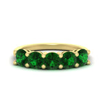 Load image into Gallery viewer, 3-carat-wedding-anniversary_20-ring-round-emerald-in-yellow-gold-FDENS141ROBGEMGR-3.00CT-NL-YG