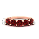 Load image into Gallery viewer, 3-carat-wedding-anniversary_20-ring-round-ruby-in-rose-gold-FDENS141ROBGRUDR-3.00CT-NL-RG-HW