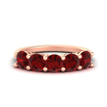 Load image into Gallery viewer, 3-carat-wedding-anniversary_20-ring-round-ruby-in-rose-gold-FDENS141ROBGRUDR-3.00CT-NL-RG