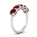 Load image into Gallery viewer, 3-carat-wedding-anniversary_20-ring-round-ruby-in-white-gold-FDENS141ROBGRUDRANGLE2-3.00CT-NL-WG