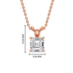 Load image into Gallery viewer, 3-ct-asscher-diamond-pendant-in-rose-gold-FDPD8469ANGLE1-AS-3.00-RG-HW.jpg?v=1758706686
